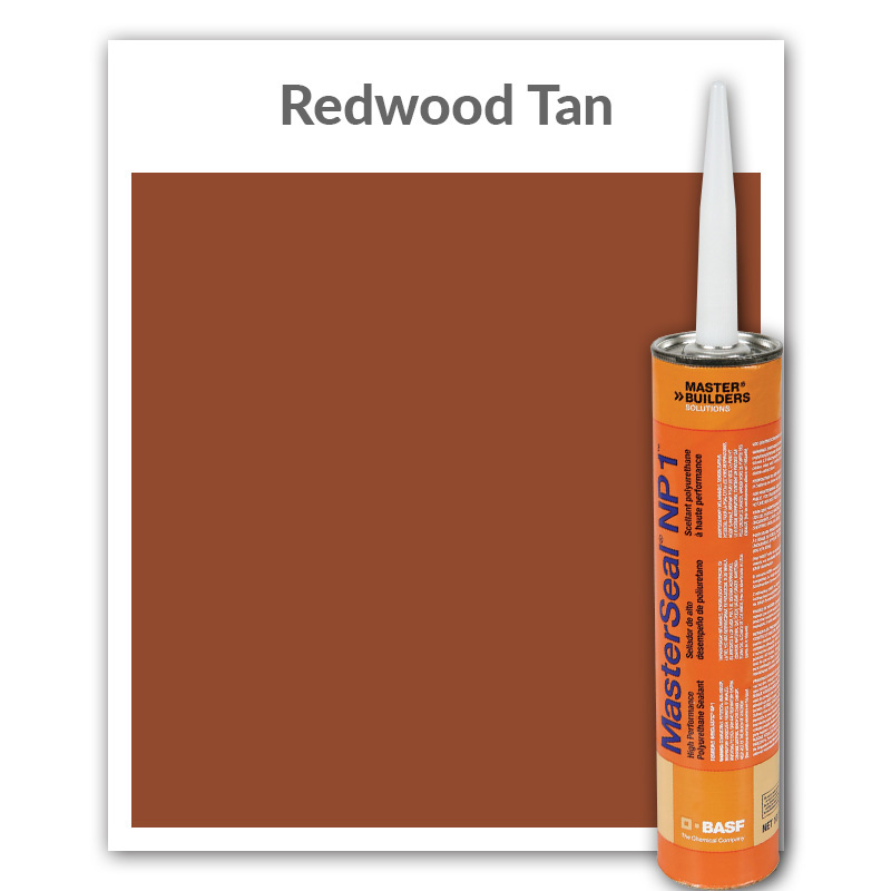 MasterSeal® NP1 Polyurethane Caulk Sealant 10.1-oz., Redwood Tan