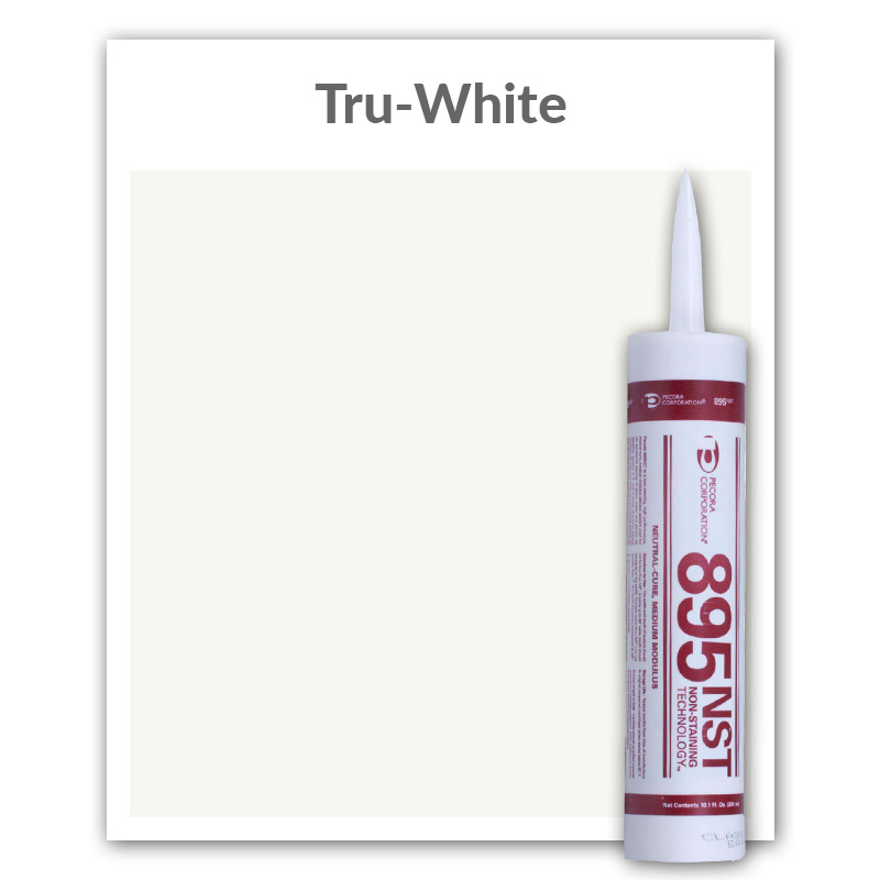 Pecora 895NST Translucent Structural Silicone Glazing and Weatherproofing Sealant 20-oz., Tru-White