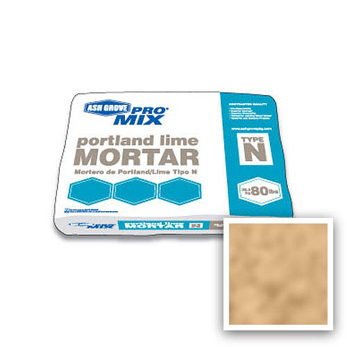 Ash Grove Pro Mix® Mortar Portland/Lime Type N 80-lb., Wheat