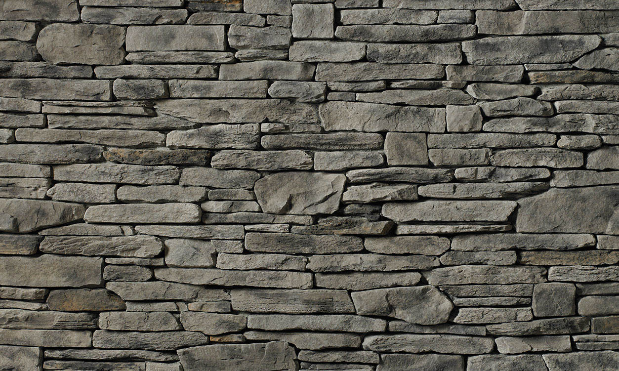 Boral® Cultured Stone® Southern Ledgestone Gray, Flat