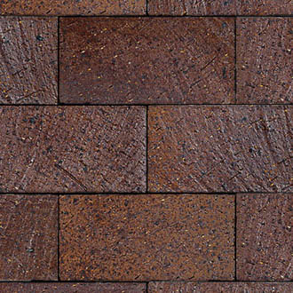 Endicott Medium Ironspot #46 2-1/4" Standard Brick Paver, Wirecut