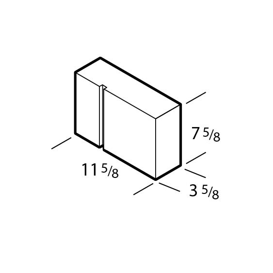 12" Quarter Sash Block