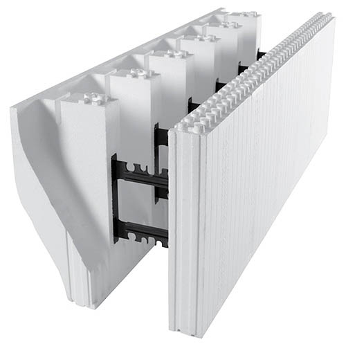 Logix® Pro 8" Brickledge Insulated Concrete Form Unit