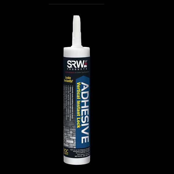 SRW Vertical Instant Lock Adhesive, 9.5-oz.