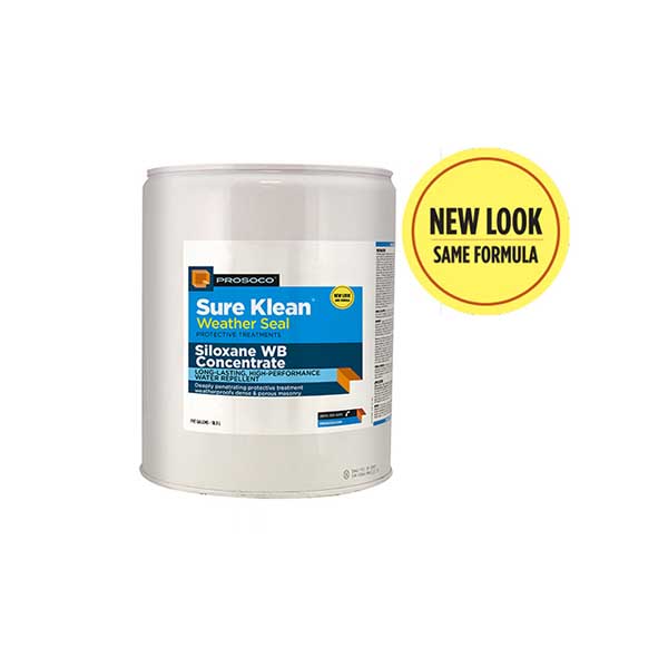Prosoco Sure Klean® Weather Seal Siloxane Plus® WB Concentrate, 5-gal.