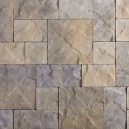 Pavestone Venetian® Stone 12"x12" Giant Square Paver, Ozark Blend Tumbled