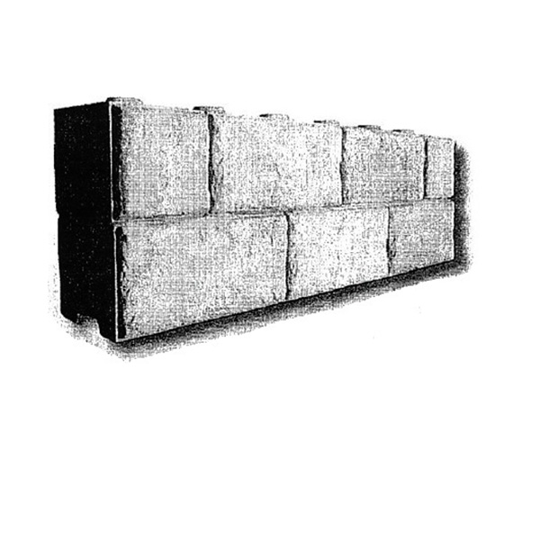 Retaining Wall Left Return Corner Block, 2