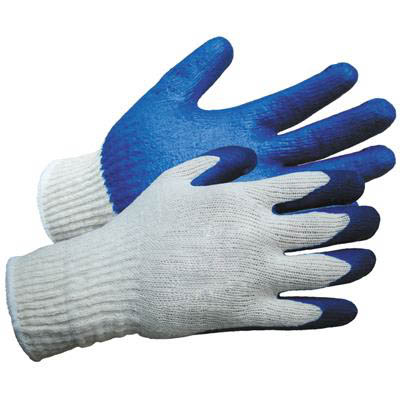 Wonder Gloves® Rubber Palm Coated Knit Work Glove, Cotton/Poly